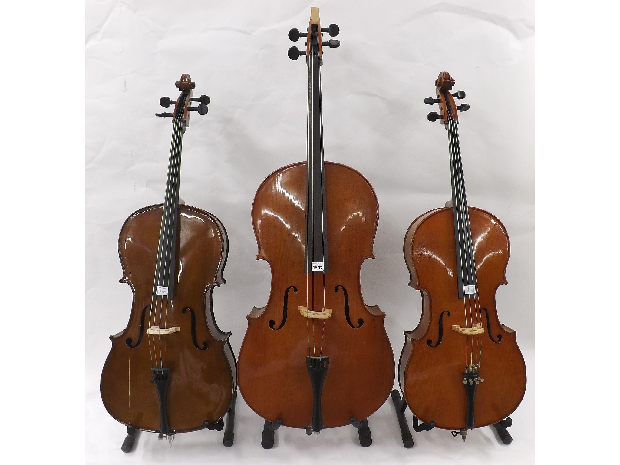 Appraisal: Contemporary full size Stentor student violoncello and two half size