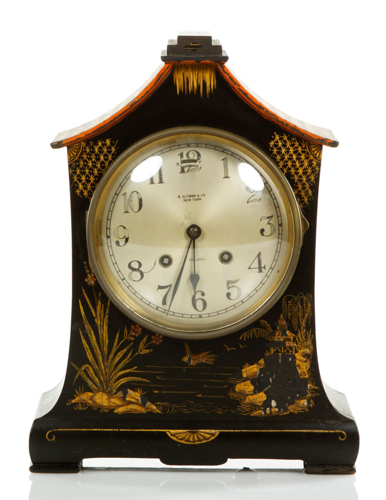 Appraisal: - th C Chelsea Mantle Clock Early th century Chelsea