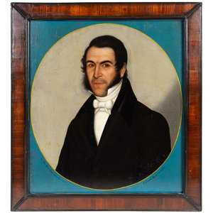 Appraisal: J Celestino Figueroa th Century Portrait of Juan Ignacio Galves