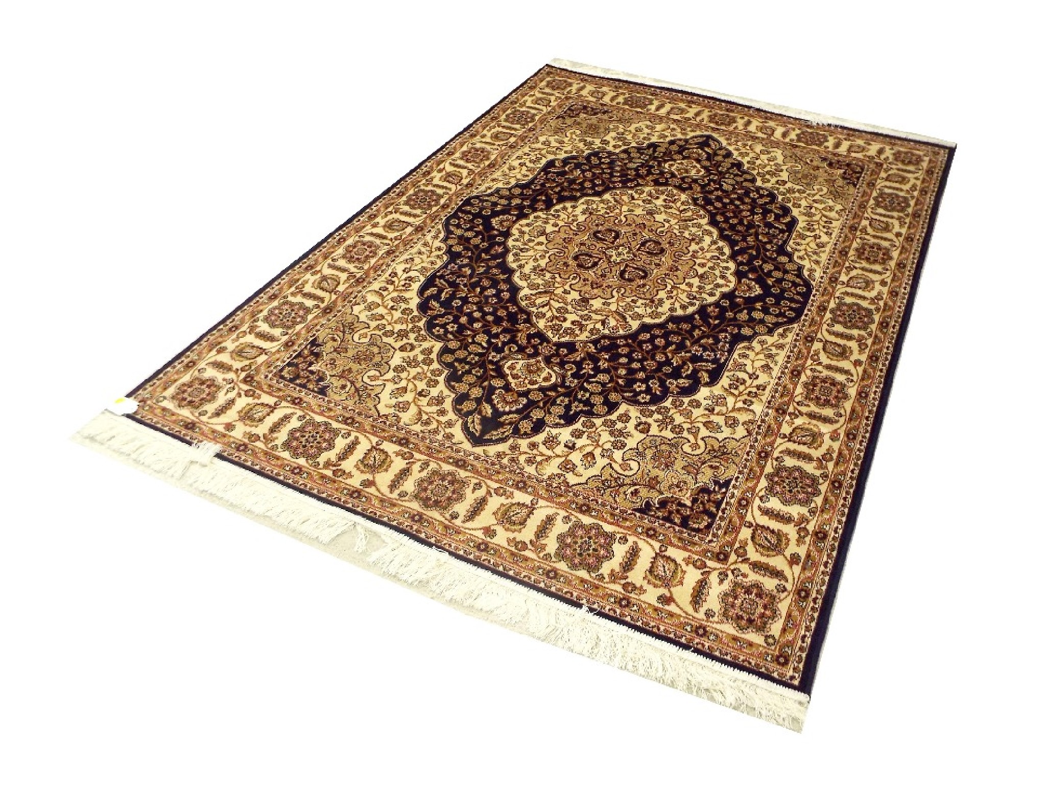 Appraisal: Kum rug with blue ground x