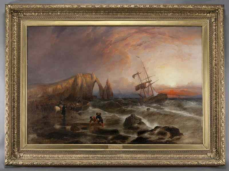 Appraisal: Attributed to Frederick Goodall and Alfred DobreeLancaster ''Wreck on the