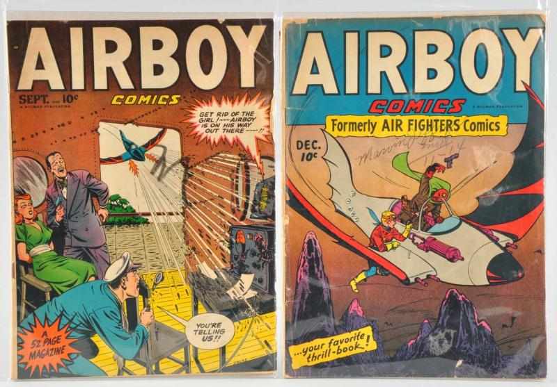 Appraisal: Lot of - Airboy Comics Description This lot includes two