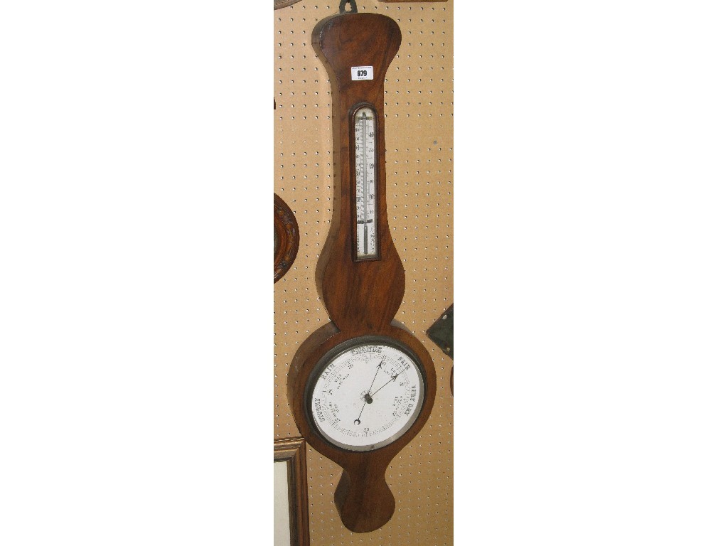 Appraisal: Walnut cased barometer