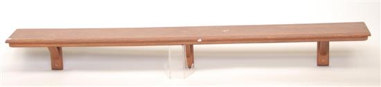 Appraisal: WALNUT SHELF L