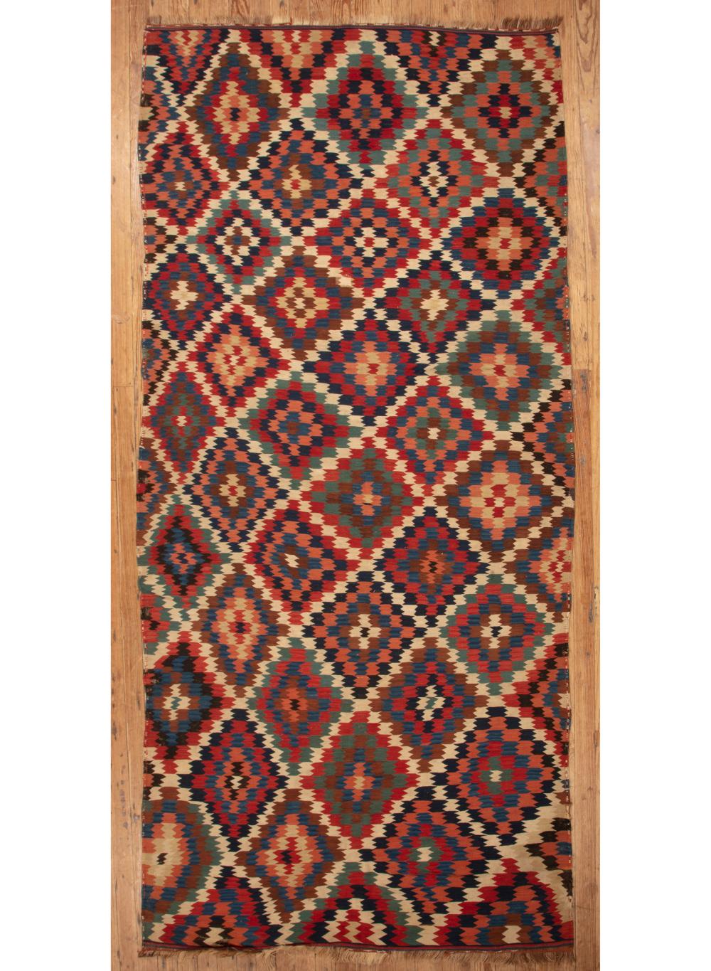 Appraisal: Veramin Kilim Northwest Persia c ft in x ft in