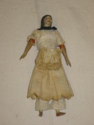 Appraisal: A late Victorian papier mache lady doll with painted face