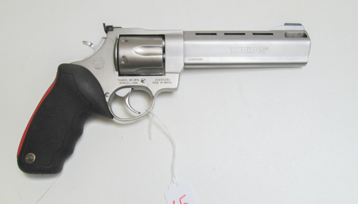 Appraisal: TAURUS RAGING BULL MODEL DOUBLE ACTION REVOLVER magnum caliber ported