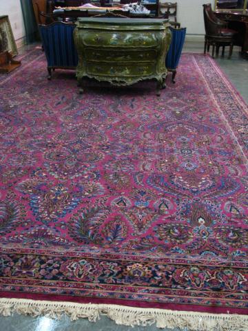 Appraisal: Sarouk Pattern Karastan Machine Made Oriental Rug ' x '