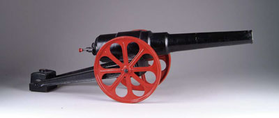 Appraisal: LARGE C I TOY CANNON By Big Bang Mfg Co