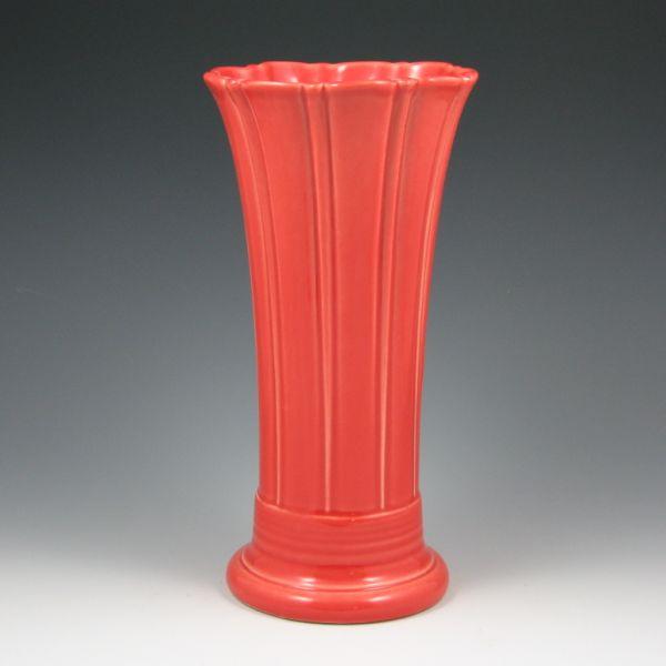 Appraisal: Fiesta medium vase in Persimmon discontinued color in Marked Fiesta