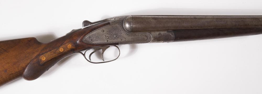 Appraisal: ANTIQUE R LIDDLE AND CO SXS HAMMERLESS SIDELOCK SHOTGUN gauge