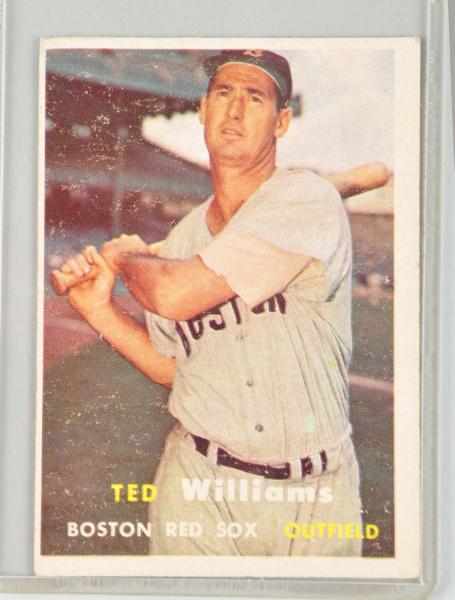 Appraisal: Topps Ted Williams Baseball Card Description No in a series