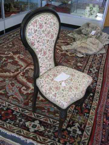 Appraisal: Victorian Side Chair carved legs