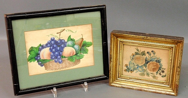 Appraisal: - Two framed theorems one w basket of fruit x