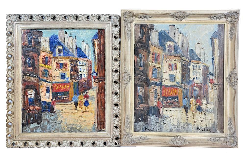 Appraisal: Michel Soutine Two Paris Street Scenes M Michel Soutine French