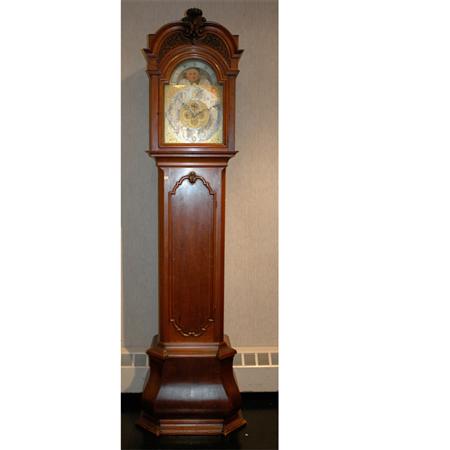 Appraisal: Tiffany Co Mahogany Tall Case Clock Estimate -