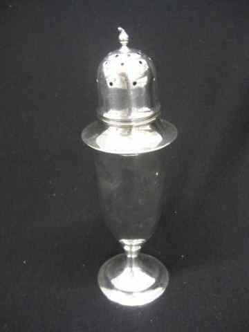 Appraisal: Sterling Silver Muffineer or Sugar Shaker by S Kirk Son