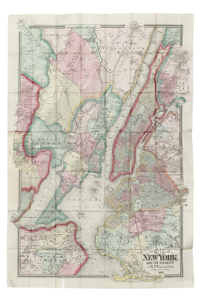 Appraisal: NEW YORK CITY Walling H F Map of the City