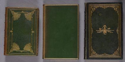 Appraisal: SIX ANGLING BOOKS IN FINE BINDINGS Alexander James E Salmon