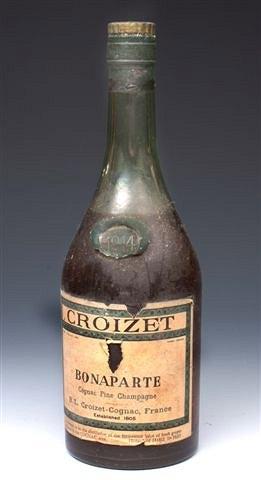 Appraisal: CROIZET BONAPARTE FINE COGNAC CHAMPAGNE Vintage level at cms below