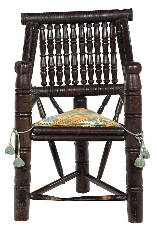 Appraisal: Rare Tudor Turned Great Chair possibly Henry VIII th century