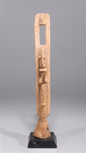 Appraisal: West African figural tribal carving of a female figure with