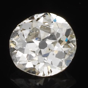 Appraisal: UNMOUNTED CT OLD MINE CUT DIAMOND K COLOR SI CLARITY