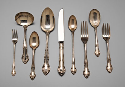 Appraisal: Gorham English Gadroon sterling flatware pieces no monograms gross weight