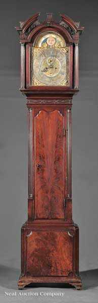 Appraisal: A George III Carved Mahogany Tallcase Clock late th c