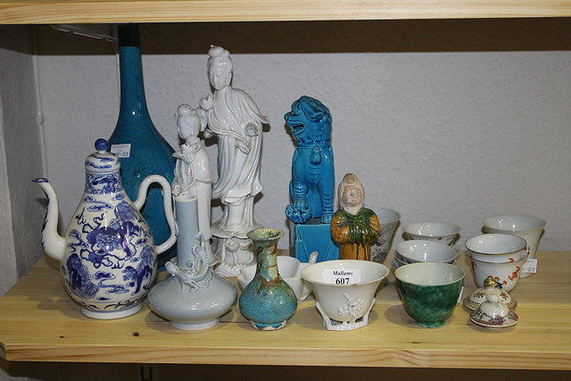 Appraisal: A COLLECTION OF CHINESE ITEMS to include a Tang style