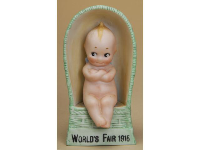 Appraisal: Rose O'Neill World's Fair Kewpie Germany ca all bisque action