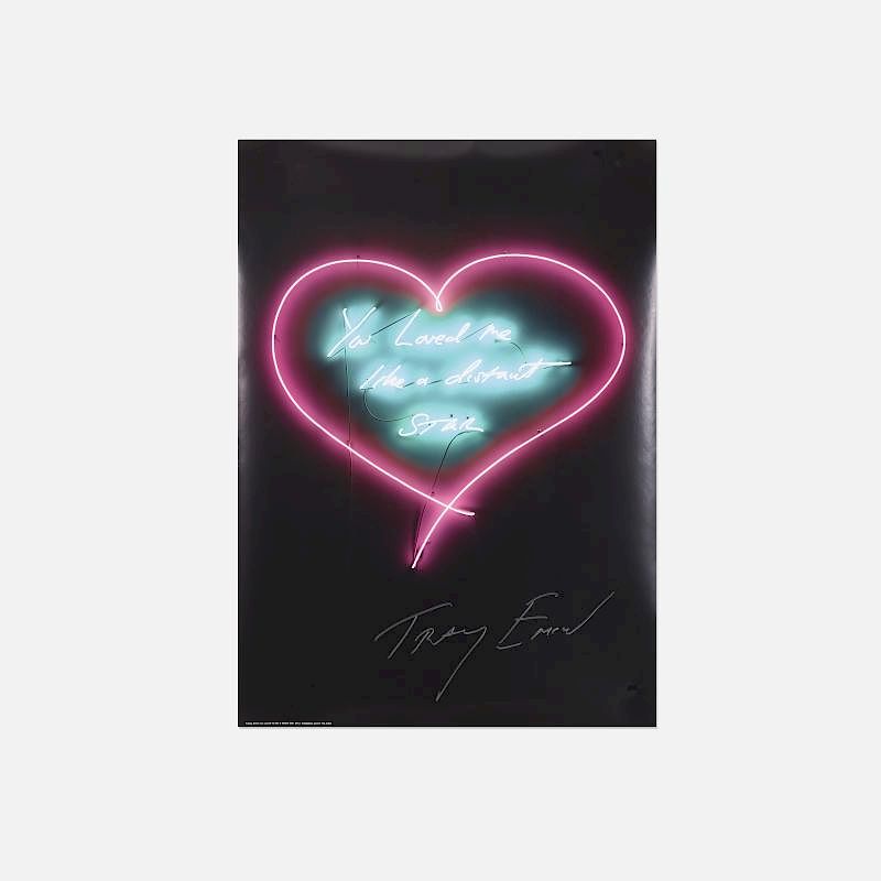 Appraisal: Tracey Emin You Loved Me Like a Distant Star Tracey