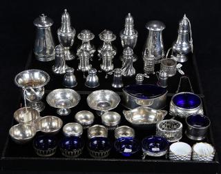 Appraisal: lot of approx lot of approx American sterling silver assorted