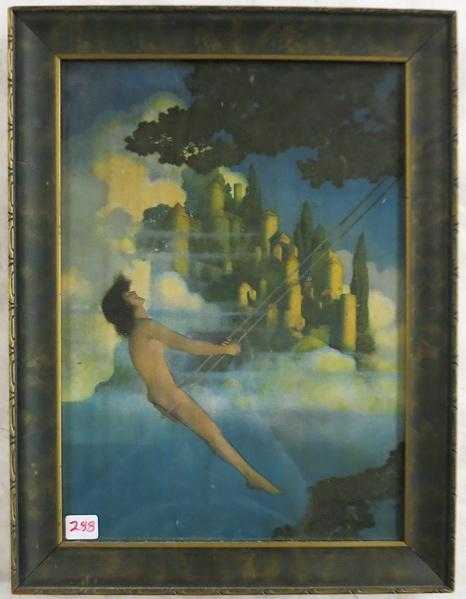 Appraisal: MAXFIELD PARRISH PRINT United States th century Dinky Bird Image