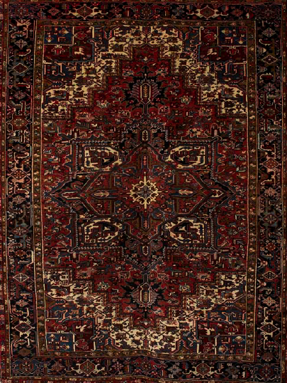 Appraisal: Persian Heriz Carpet ' x '