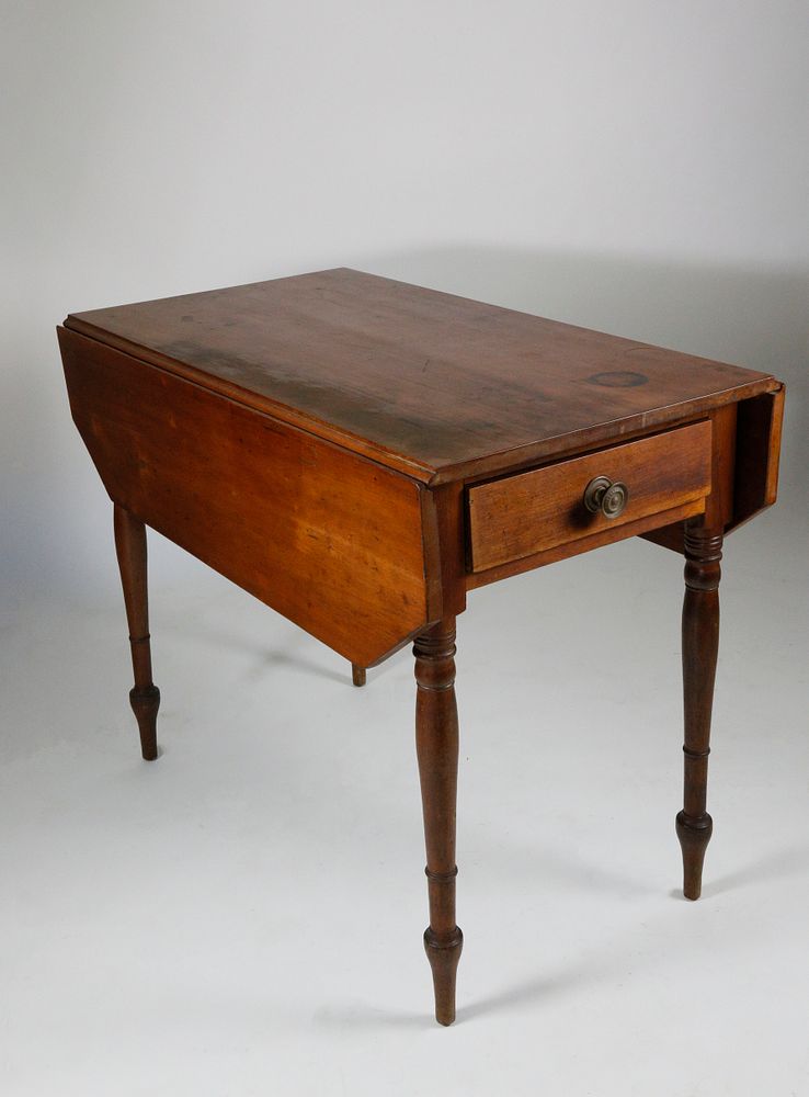 Appraisal: American Mahogany Pembroke Table circa American Mahogany Pembroke Table circa