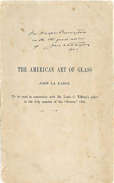 Appraisal: Art Illustration amp Fine Press The American Art of Glass