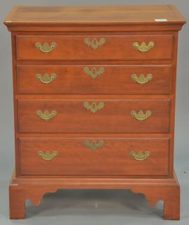 Appraisal: Eldred Wheeler diminutive cherry chest ht wd dp Eldred Wheeler