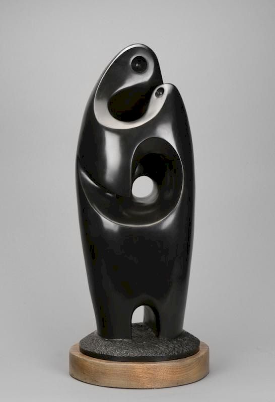 Appraisal: Quiet by Allan Houser Allan Houser - Quiet bronze x