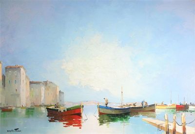 Appraisal: Cecil D'Oyly-John - St Maxime South of France Signed and