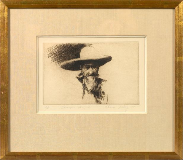 Appraisal: Ramon Kelley American Santa Fe b Arampo Trujillo etching signed