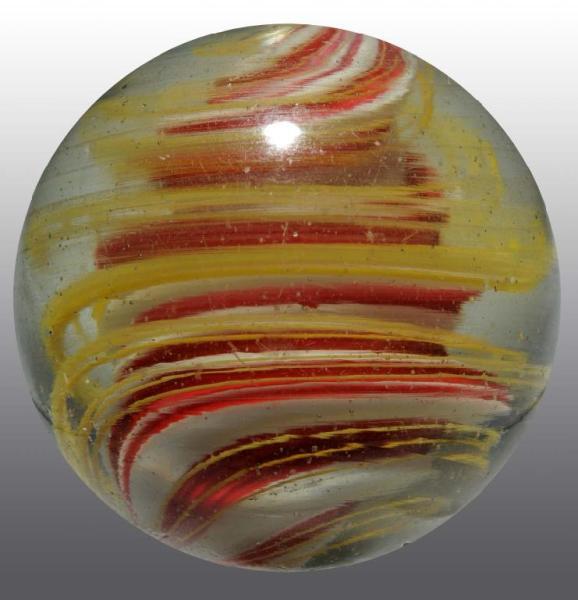 Appraisal: Tornado Twist Swirl Marble Description Very heavily twisted solid core