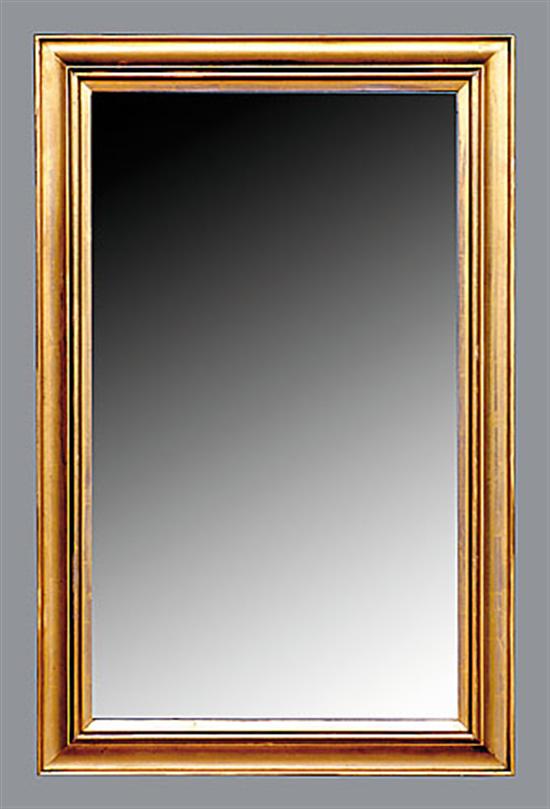 Appraisal: Classical gilt looking glass th centuryogee-molded gesso and gilt-decorated frame