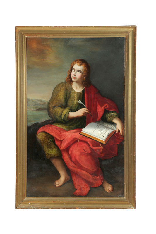 Appraisal: PORTRAIT OF A SAINT IN THE MANNER OF JUAN DE