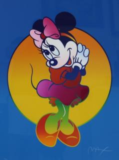 Appraisal: Peter Max American b Disney Minnie Mouse Peter Max American