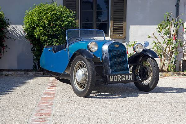 Appraisal: Ex-William Harrah Morgan F- TricycleChassis no Morgan is typical of