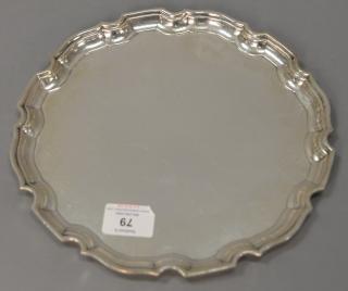 Appraisal: Tiffany Co shaped tray marked Tiffany Co makers no monogram