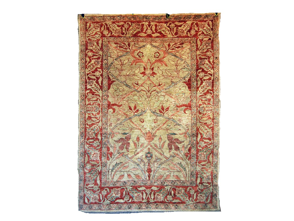 Appraisal: Afghan Pakistan 'Frontier-Ziegler' Chobi small carpet in the style of