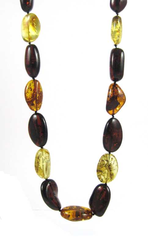 Appraisal: NATURAL RUSSIAN BALTIC AMBER NECKLACE measuring inches in length with