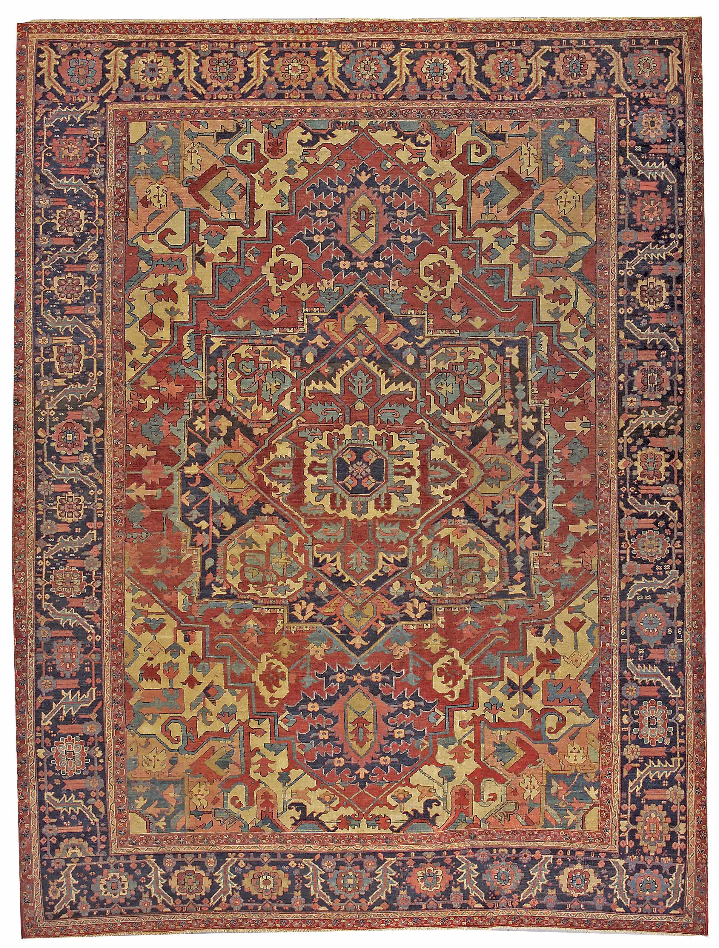 Appraisal: A Serapi carpet Northwest Persialate th centurysize approximately ft in